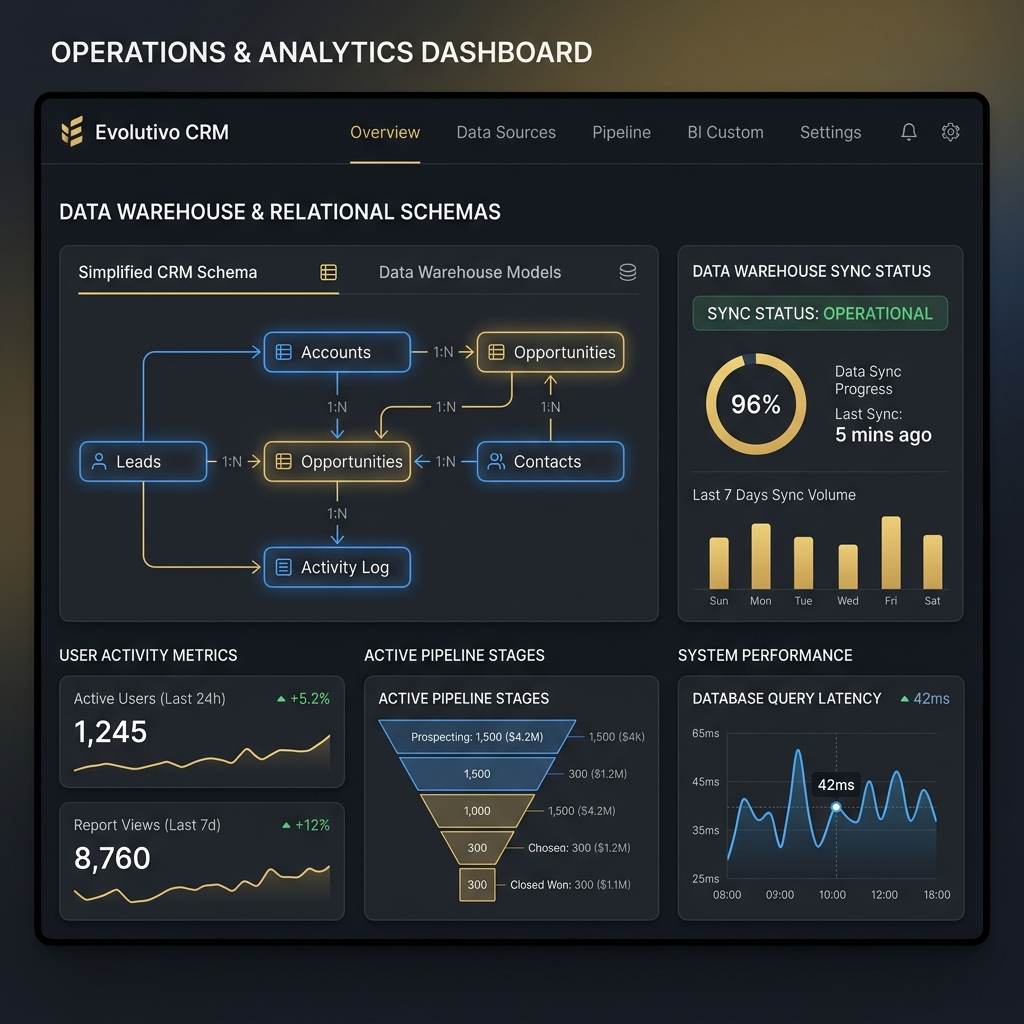 Evolutivo CRM custom BI